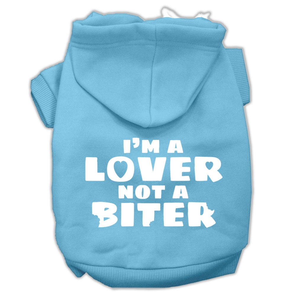 Dog Hoodie Im Lover Not Biter for Royal Comfort Wear for