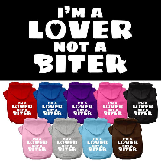 Dog Hoodie Im Lover Not Biter for Royal Comfort Wear for