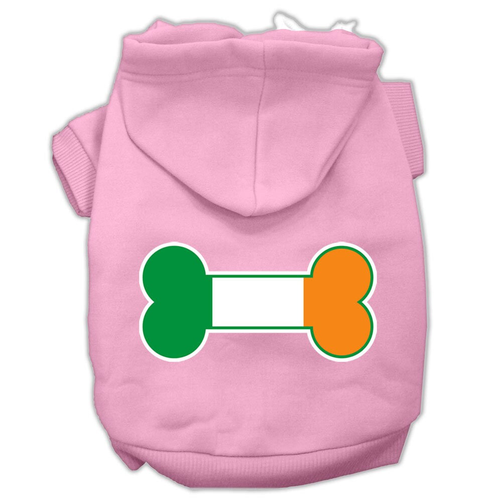 Dog Hoodie Bone Shaped Ireland Flag for Royal Comfort Style
