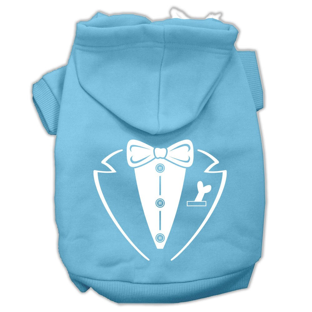 Dog Hoodie Sophisticated Tuxedo Style for Royal Events Pet