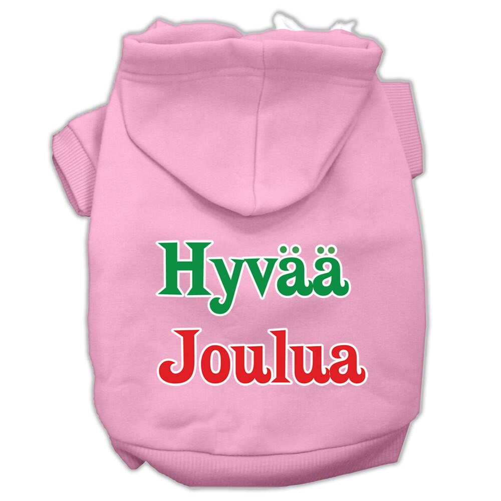 Dog Hoodie Hyvaa Joulua Festive Comfort Pet for Festive