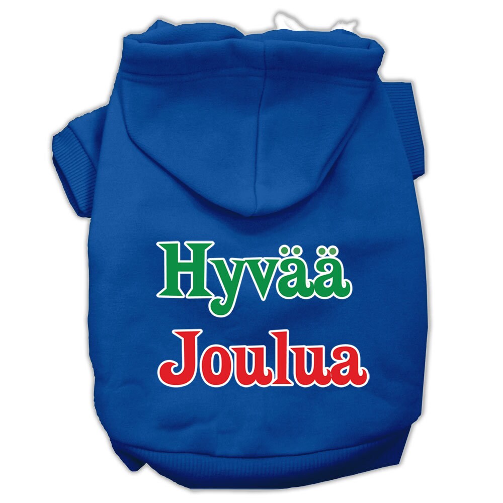 Dog Hoodie Hyvaa Joulua Festive Comfort Pet for Festive