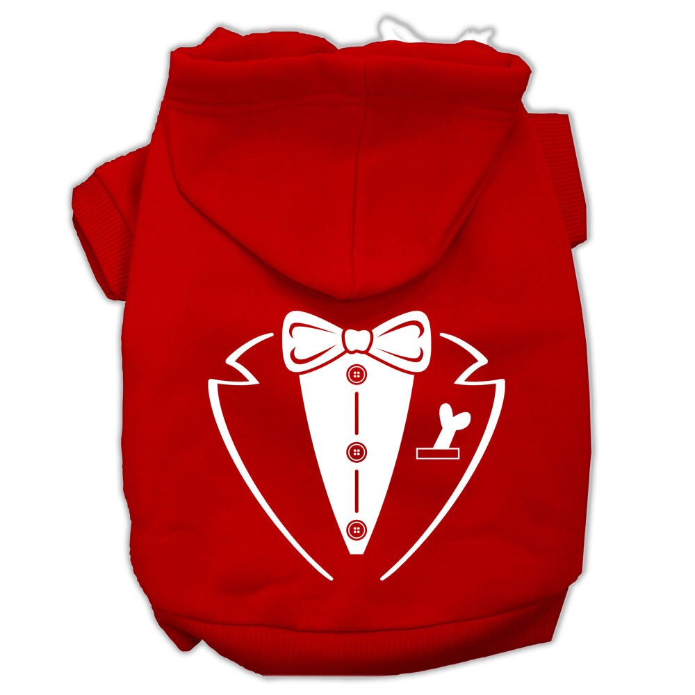 Dog Hoodie Sophisticated Tuxedo Style for Royal Events Pet