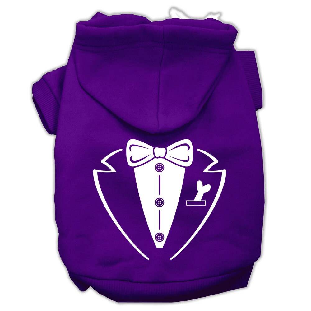 Dog Hoodie Sophisticated Tuxedo Style for Royal Events Pet