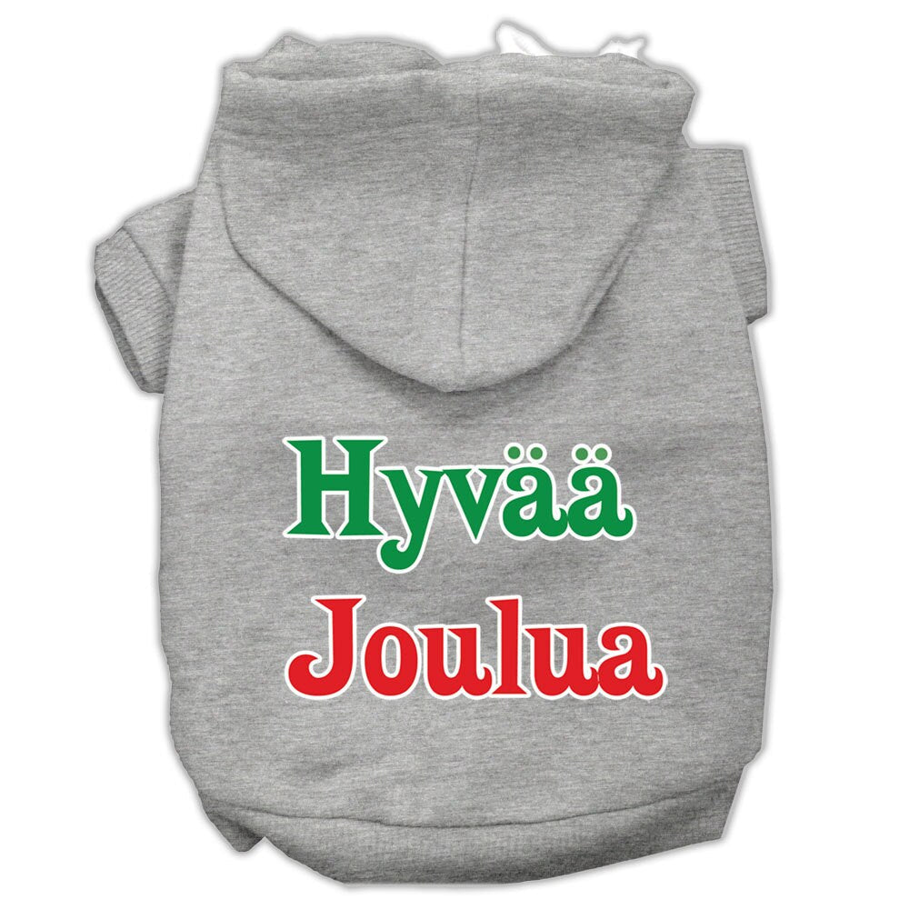Dog Hoodie Hyvaa Joulua Festive Comfort Pet for Festive