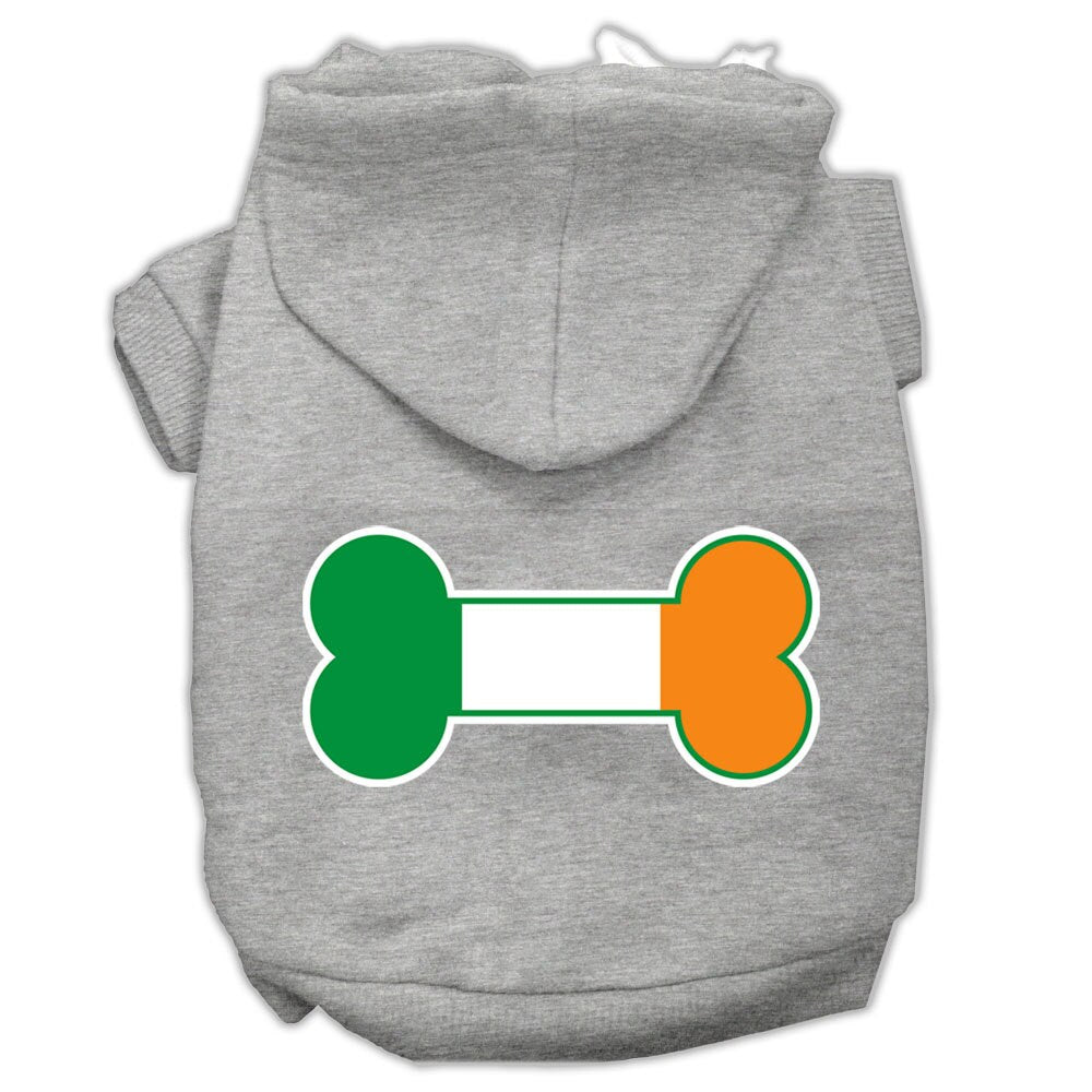 Dog Hoodie Bone Shaped Ireland Flag for Royal Comfort Style