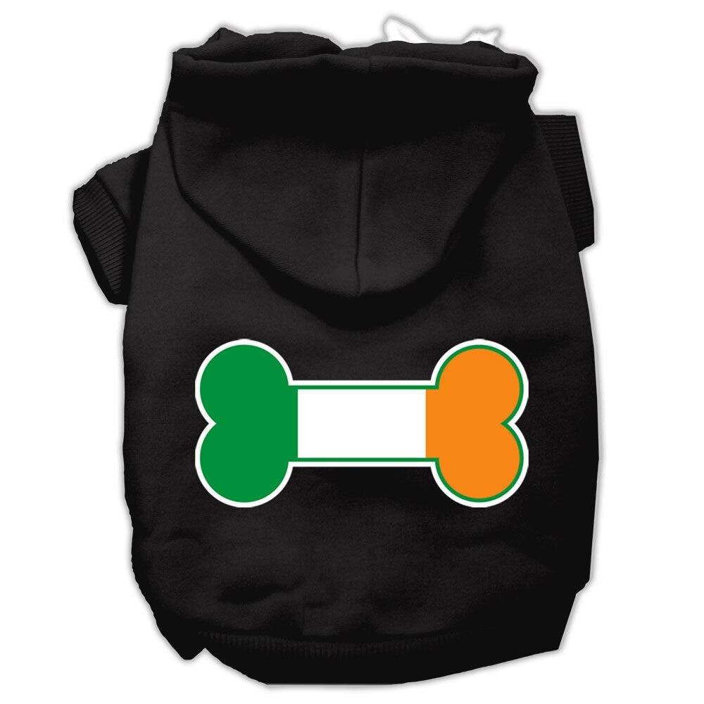 Dog Hoodie Bone Shaped Ireland Flag for Royal Comfort Style