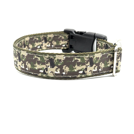 Hidden Dog Camo Collar | Hunting Dog Camouflage | Tactical Canine Gear | Adjustable 13.5-21.5 Inches - main product image