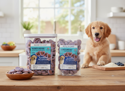 Much Loved Dog Training Treats - Blueberry Antioxidant 6 oz.