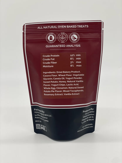 Probiotic Sweet Potato Dog Treats for Gentle Gut Digestion