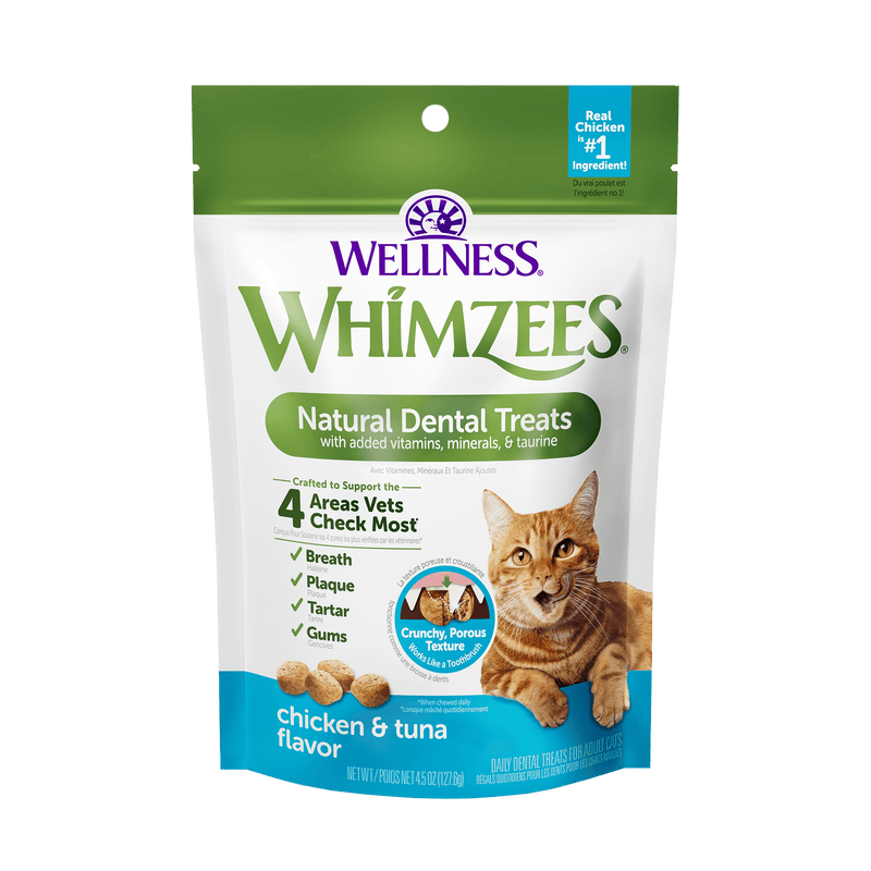Whimzee Cat Chicken And Tuna Dental Treats 2oz - Purrfect Pet Kingdom