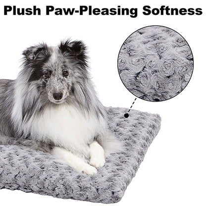 Midwest Ombre Swirl Pet Bed Gray 23x18 Fits 24 Inch Crate 🛏️