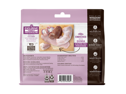 Earth Animal Wisdom Air Dried Turkey Jerky Dog Treats (4oz)