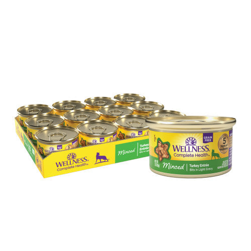 Wellness Complete Health Adult Minced Turkey Entree Wet Cat Food (5.5oz)