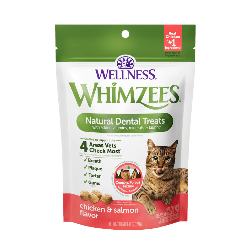 Whimzee Cat Chicken And Salmon Dental Treats 2oz - Purrfect Pet Kingdom