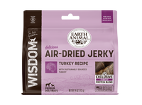 Earth Animal Wisdom Air Dried Turkey Jerky Dog Treats (4oz)