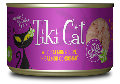 Wet Cat Food Hanalei Luau Salmon 2.8 Oz 🐟