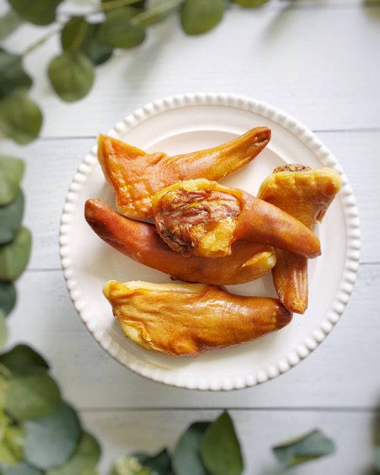 Naked Beasts Roasted Pork Tail Dog Chews for Dental Hygiene