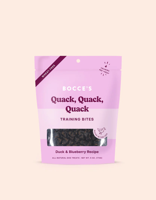 Bocces Training Bites Quack, Quack, Quack Dog Treats (6oz) - Bocce's Dog Treats - The Family Pet