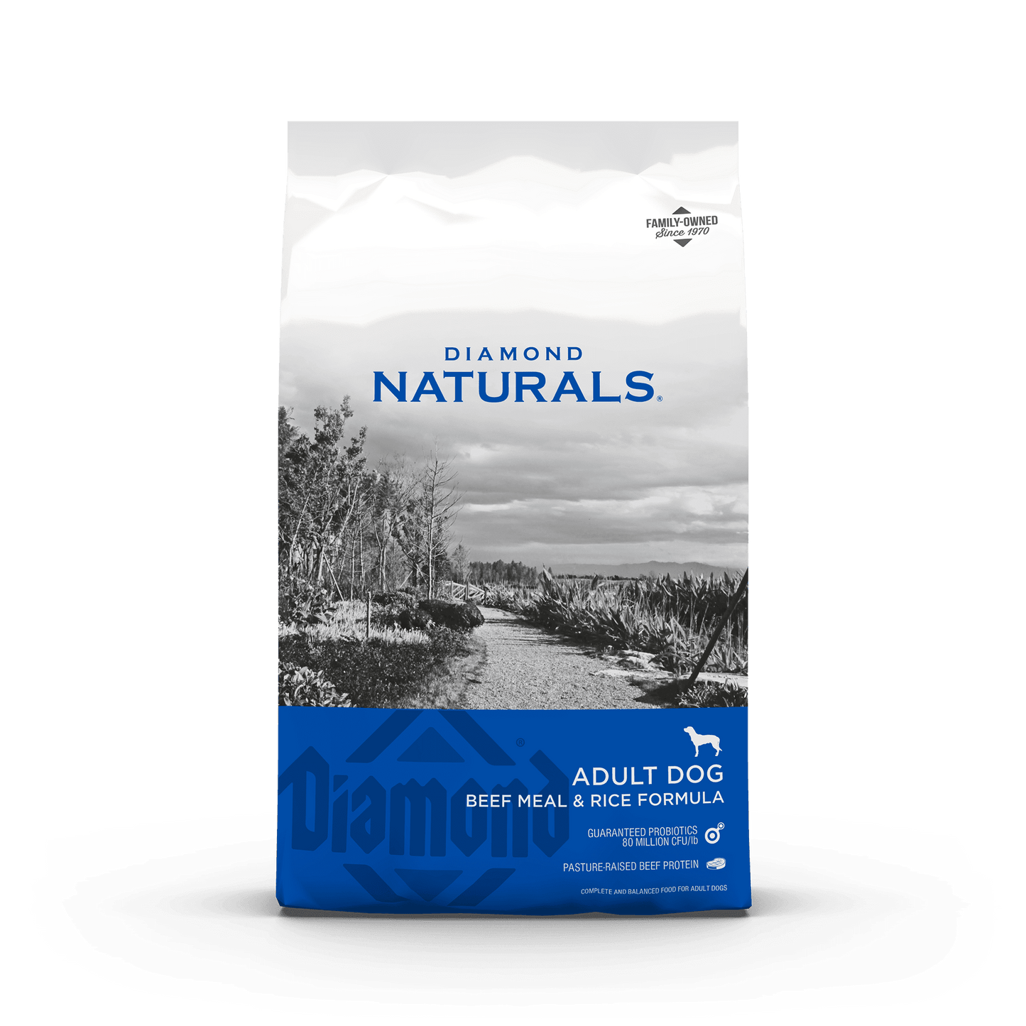 Adult Dog Food - Diamond Naturals Beef Rice 40lb 🥩