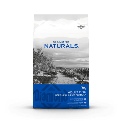 Adult Dog Food - Diamond Naturals Beef Rice 40lb 🥩