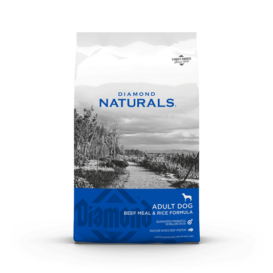 Adult Dog Food - Diamond Naturals Beef Rice 40lb 🥩