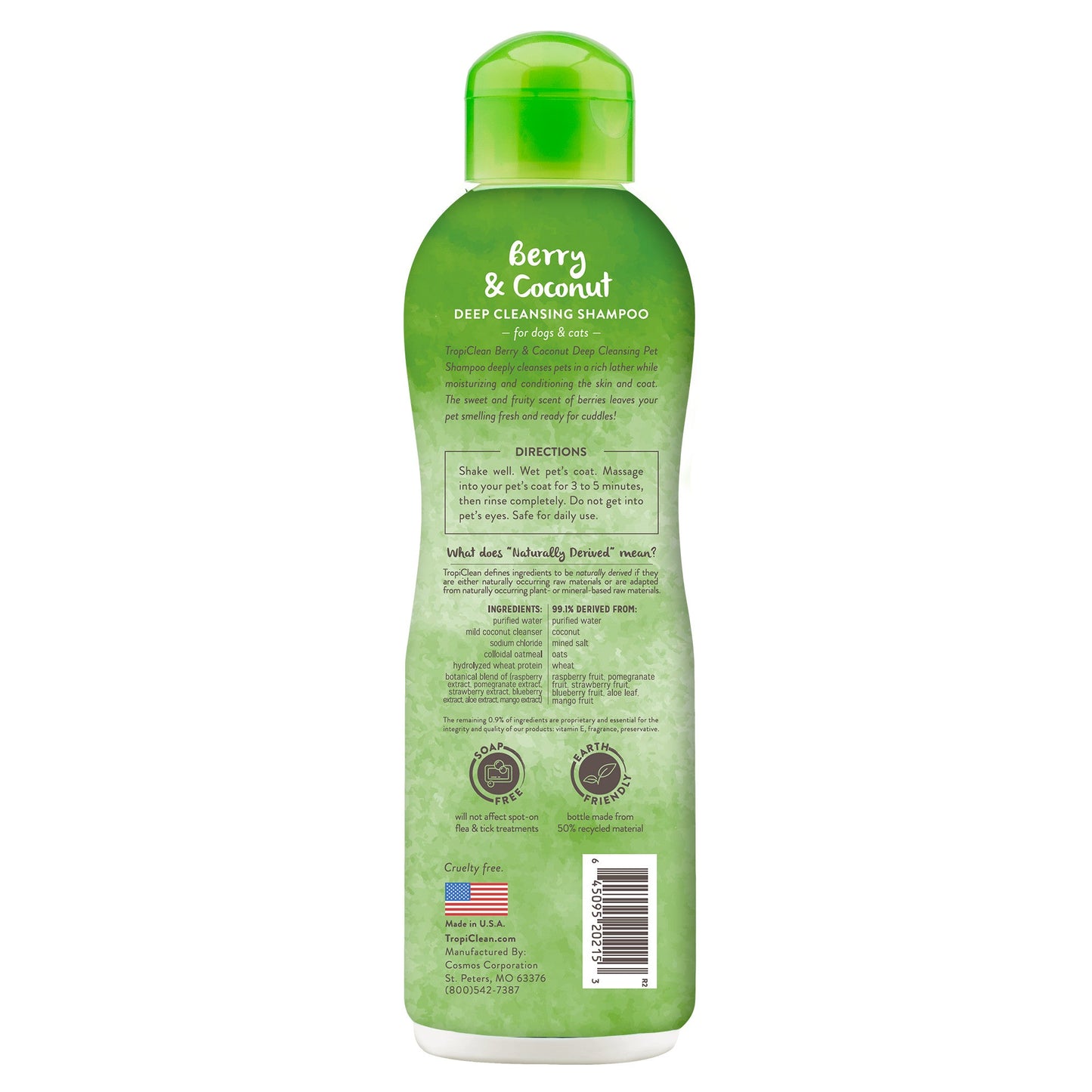 Dog Shampoo Berry Coconut 20oz 🧴