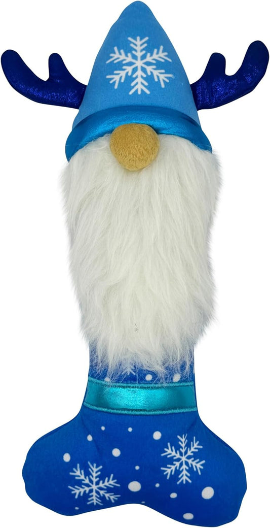 Huxley Kent Dog Power Plush Frosty Gnome Bone Interactive - main product image