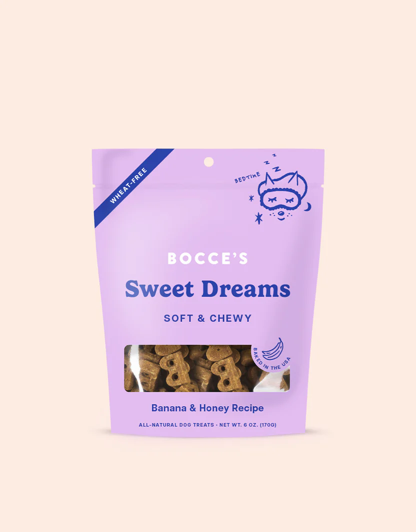 Bocces Soft and Chewy Sweet Dreams Dog Treats (6oz) - Bocce's Dog Treats - The Family Pet