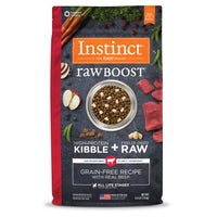 Instinct All Life Stages Raw Boost Grain Free Beef Dry Dog Food