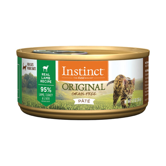 Wet Cat Food Lamb Recipe 3 Oz Instinct Original ✅