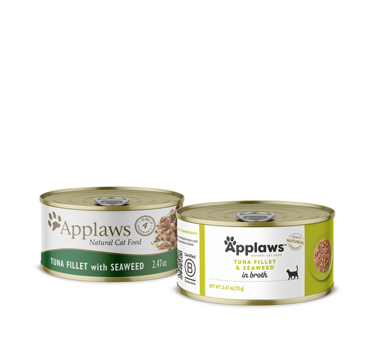 Wet Cat Food Tuna Seaweed 2.47 Oz Applaws Natural ✅