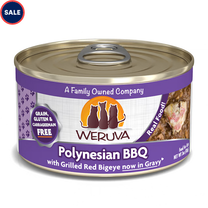 Purrfect Pet Kingdom Nutritious Weruva Adult Polynesian BBQ Red Bigeye in Gravy For Kittens - View 1 showing detail