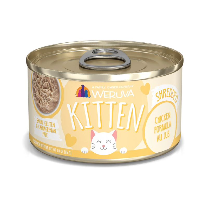 Weruva Kitten Chicken Au Jus Wet Cat Food 3oz - Purrfect Pet Kingdom