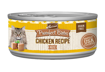 Merrick Purrfect Bistro Grain Free Adult Chicken Pate Cat Food (3oz) - Merrick Wet Cat Food - The Family Pet