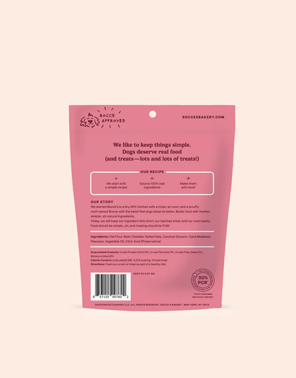 Bocces Soft and Chewy Say Moo Dog Treats (6oz)