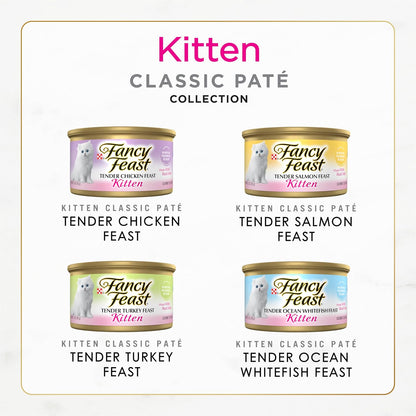 24Ct 3oz Fancy Feast Kitten Variety Pack