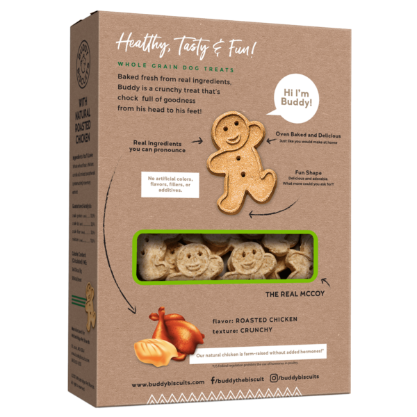 Buddy Biscuits Crunchy Chicken Dog Treats - Dog Biscuits - The Family Pet