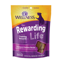 Wellness All Life Stages Rewarding Life Chicken and Venison Soft Dog Treats (6oz)