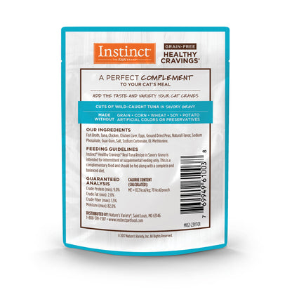 Instinct Healthy Cravings Tuna Cat Food Pouch (3oz)