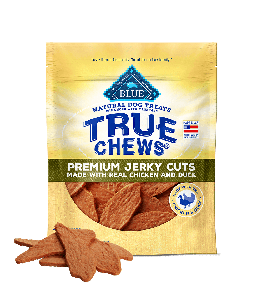 Blue Buffalo True Chews Jerky Cuts Chicken and Duck Dog Treats (10oz)
