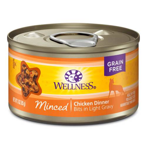Wellness Complete Health Adult Minced Chicken Entree Wet Cat Food (5.5oz) - Wet Cat Food - The Family Pet