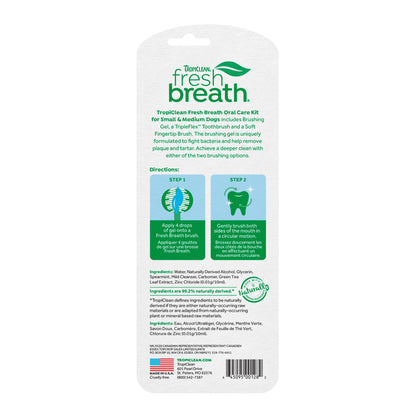 Dog Dental Care Kit Oral Health Tropiclean Complete 🦷