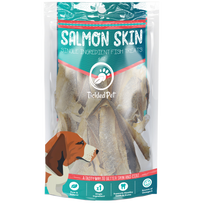 Tickled Pet Salmon Skins Flat Dog Treats (6oz)