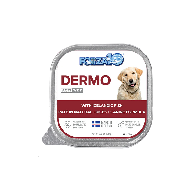 FORZA10 Adult Dermo Icelandic Fish Actiwet Dog Food (3.5oz)