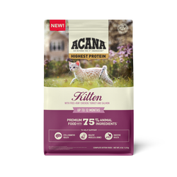 Acana Kitten Grain Free Chicken Turkey And Salmon Cat Food 4lb - Purrfect Pet Kingdom