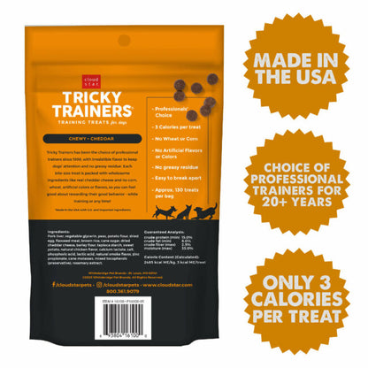 Tricky Trainers Soft and Chewy Cheddar Dog Treats