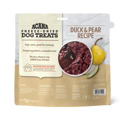 Acana Freeze Dried Duck and Pear Dog Treats (3.25oz) - Freeze Dried Dog Treats - The Family Pet