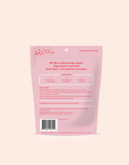 Bocce's Burgers and Fries Dog Biscuits: Natural Meat Treats