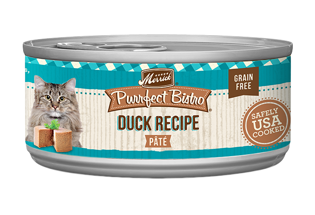Merrick Purrfect Bistro Grain Free Adult Duck Pate Cat Food (3oz)